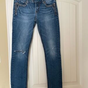 SILVER JEANS “TUESDAY” Blue Denim Jeans
